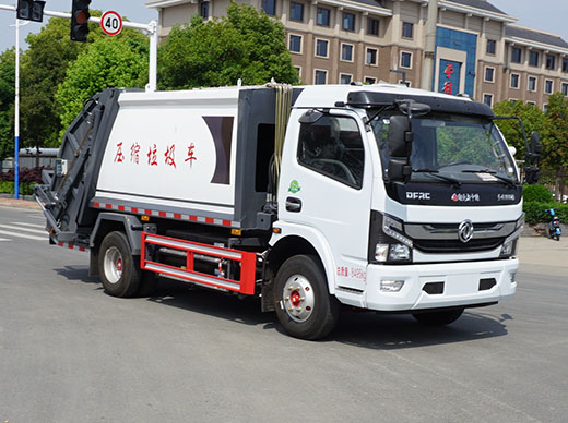 东风8-9立方纯电动压缩式垃圾车